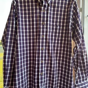 Men's Purple Checkered Shirt